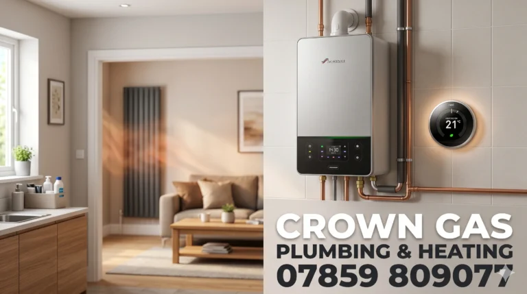 Modern energy-efficient heating system installation in Croydon home